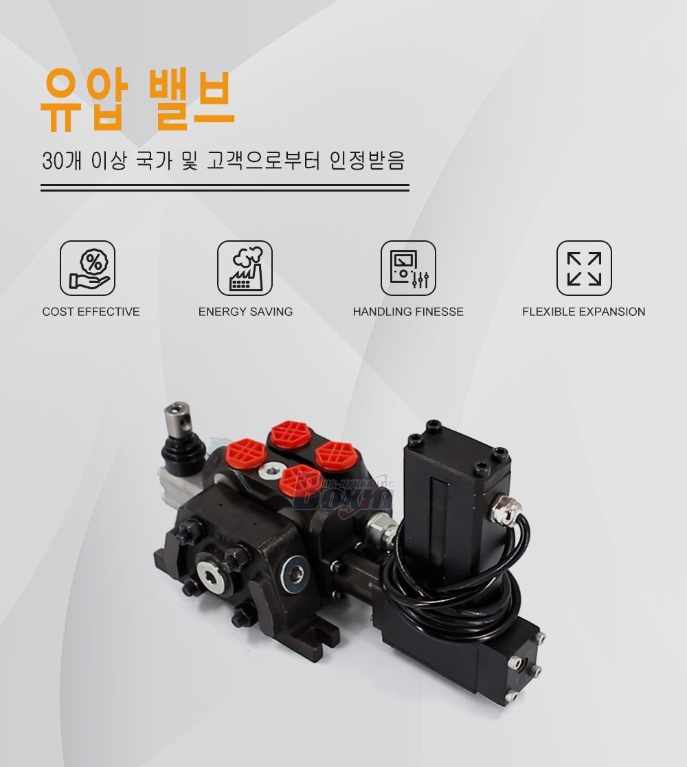 DCV60 전동기 1 스풀 구역 방향 밸브